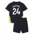 Maillot de foot Manchester City Josko Gvardiol #24 Extérieur vêtements enfant 2024-25 Manches Courtes (+ pantalon court)